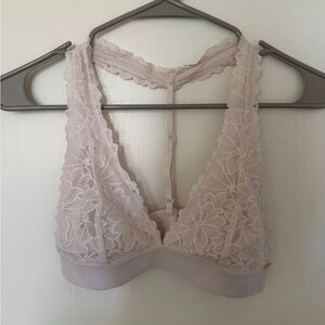Women’s PINK Victoria Secret Cream Lace Bralette